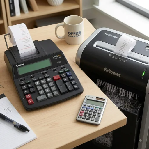 Calculators & Paper Shredder