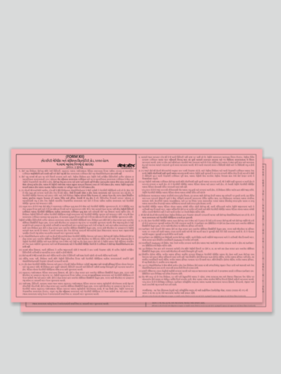 Maternity Abstract Form 12 Social Security Code Gujarati